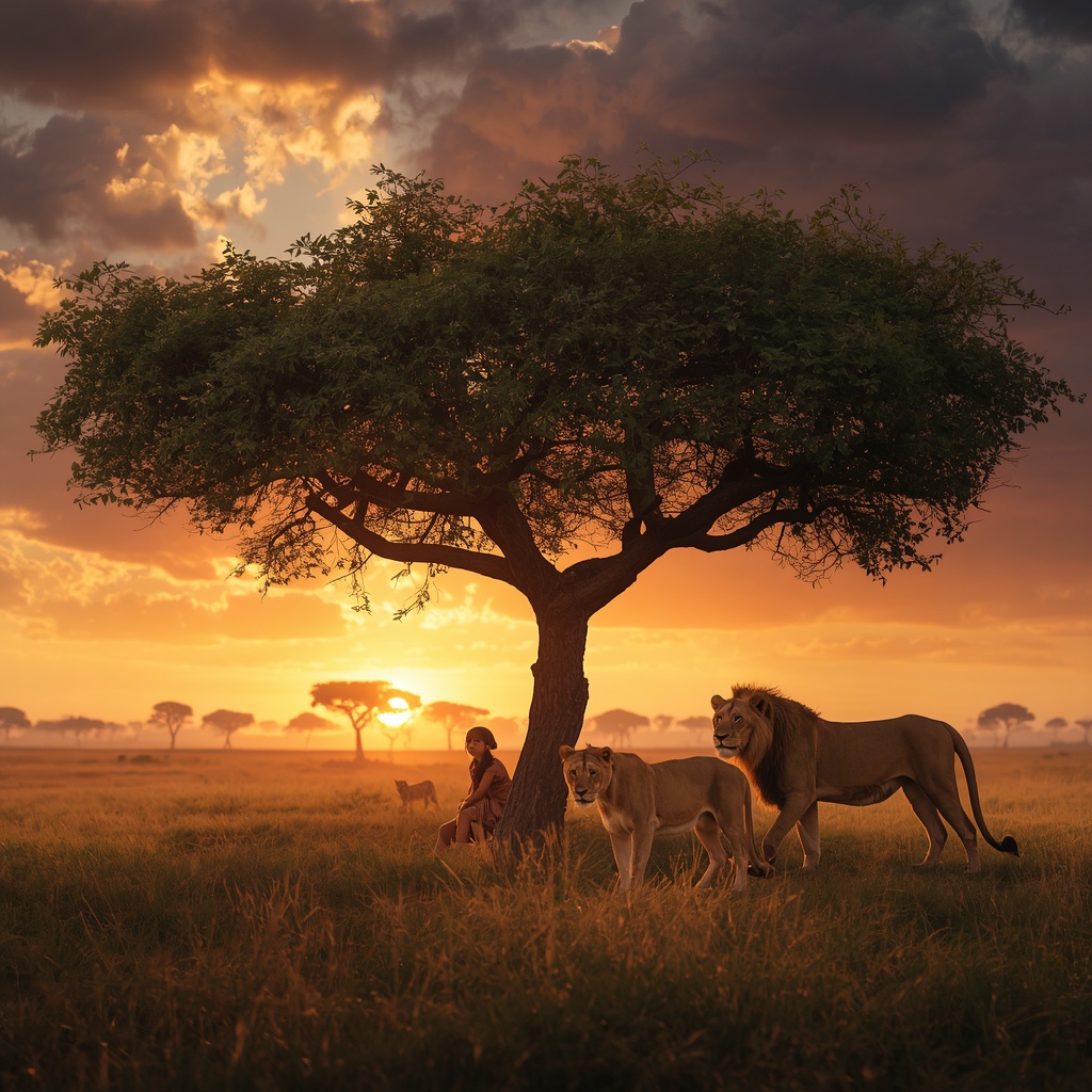 The Girl guarded by a Pride of Lions – Ethiopia’s Most Incredible Wildlife Story